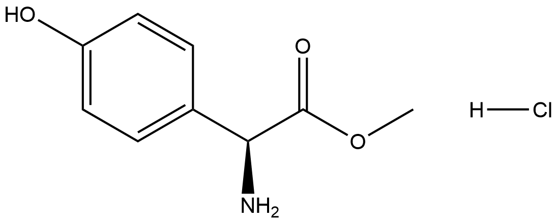 L-P-HYDROXYPHENYLGLYCINE METHYL EST Structural
