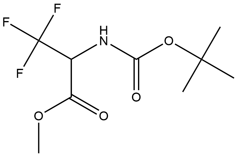 Dl-N-Boc-3,3,3-Trifluoroalanine,MethylEster Structural
