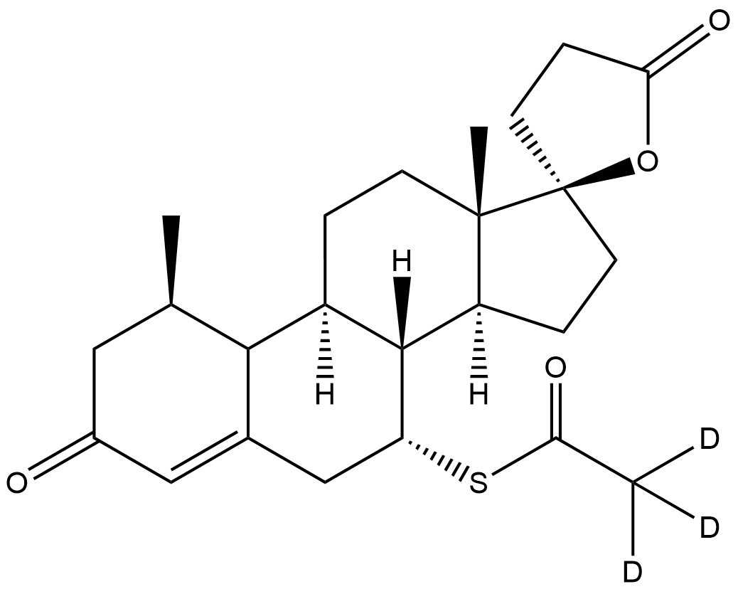 SPIRONOLACTONE-D3 Structural