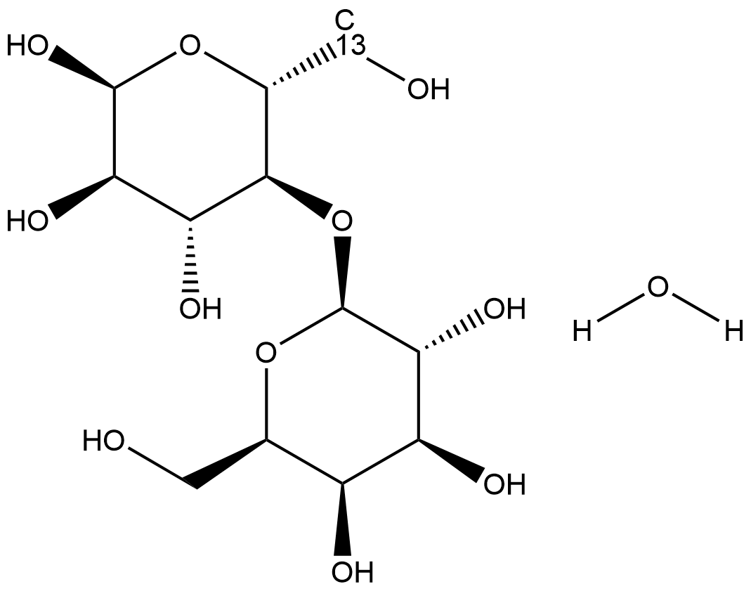 4-O-BETA-D-[6-13C]GALACTOPYRANOSYL-D-GLUCOSE Structural