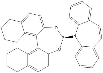 5H-?Dibenz[b,?f]?azepine, 5-?[(11bS)?-?8,?9,?10,?11,?12,?13,?14,?15-?octahydrodinaphtho[2?,?1-?d:1',?2'-?f]?[1,?3,?2]?dioxaphosphepin-?4-?yl]?- Structural