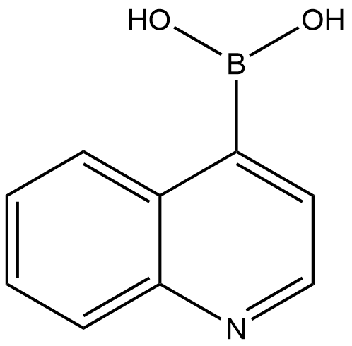 QUINOLINE-4-BORONIC ACID Structural