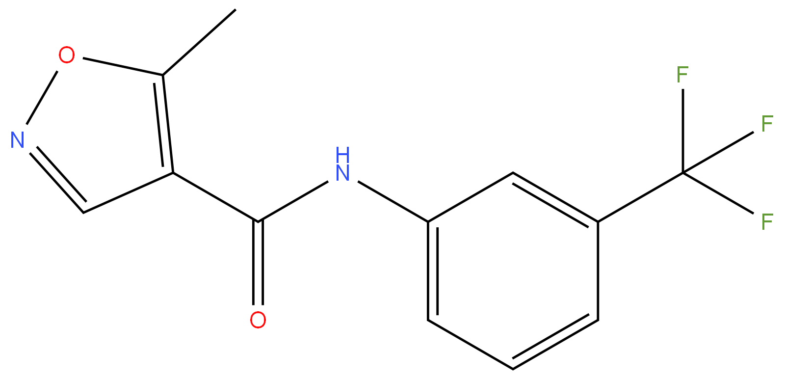 61643-23-0 Leflunomide EP Impurity C
Leflunomide USP RC C ; 5-methyl-N-(3- (trifluoromethyl)phenyl)isoxazole-4-carboxamide 96%