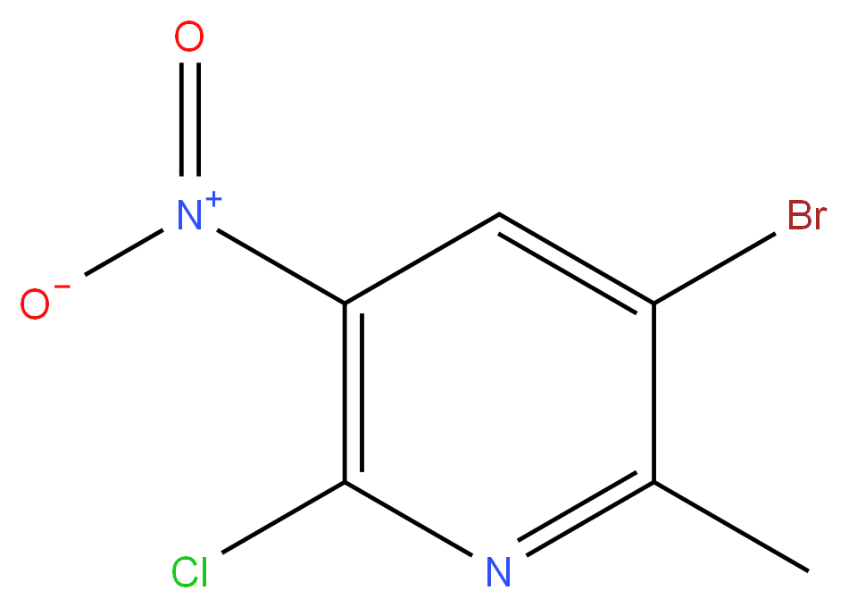 186413-75-2 3-bromo-6-chloro-2-methyl-5-nitropyridine 99%