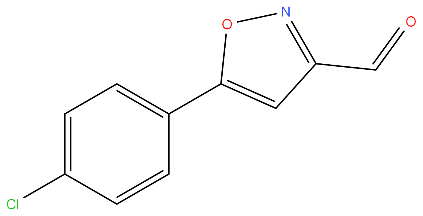 763109-09-7 5-(4-CHLORO PHENYL)ISOXAZOLE-3-CARBALDEHYDE 98%