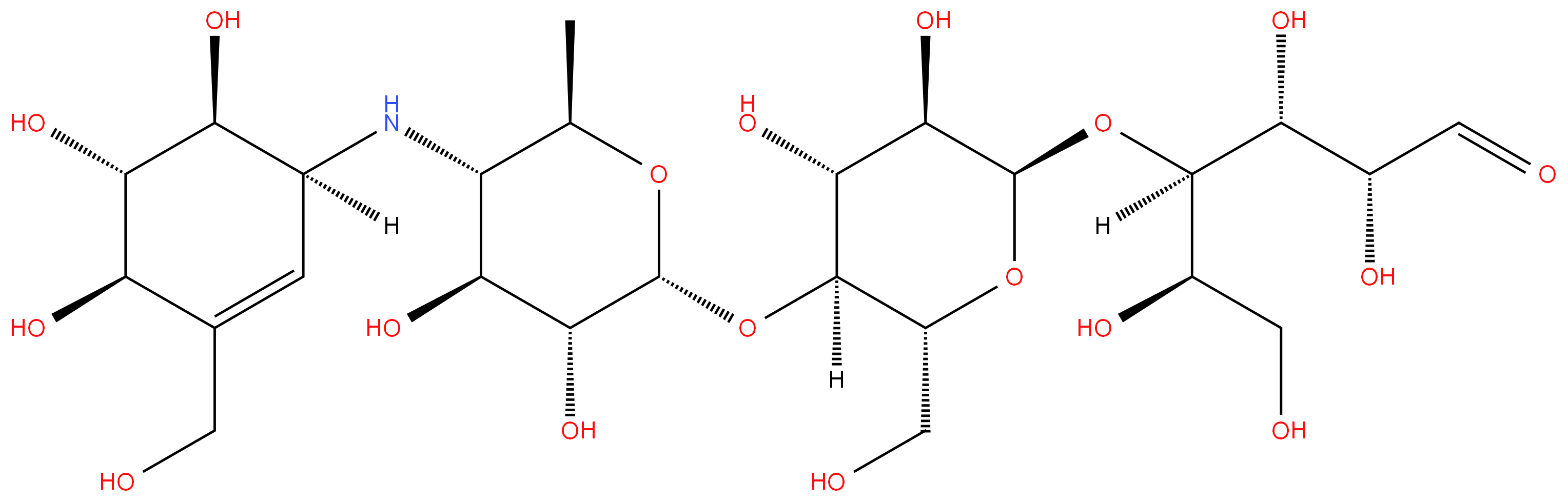 56180-94-0 ACARBOSE 20% DC GRANULES 98%