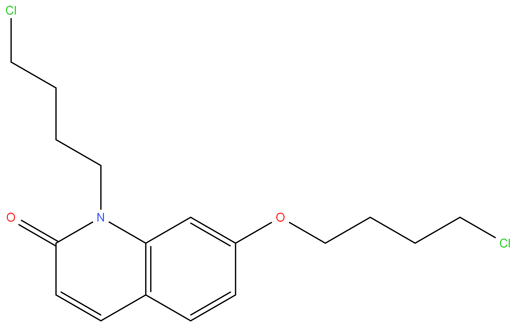 2059954-32-2 7-(4-Chlorobutoxy)-1-(4-chlorobutyl)quinolin-2-one 98%