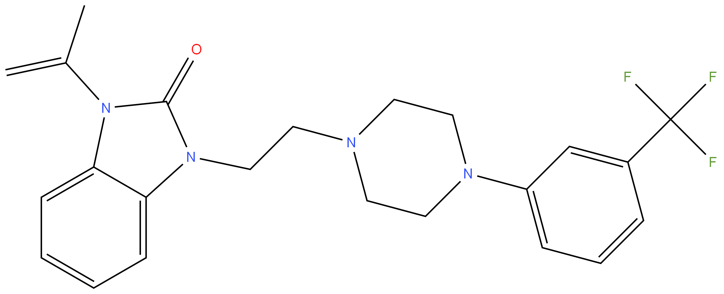 1971858-36-2 1-(Prp-1-en-2yl)-3-(2-(4-3-Tfm)Phyl)Piprzn-1yl)etl)-1h-B(d)-Imd-2-3h-1 99%