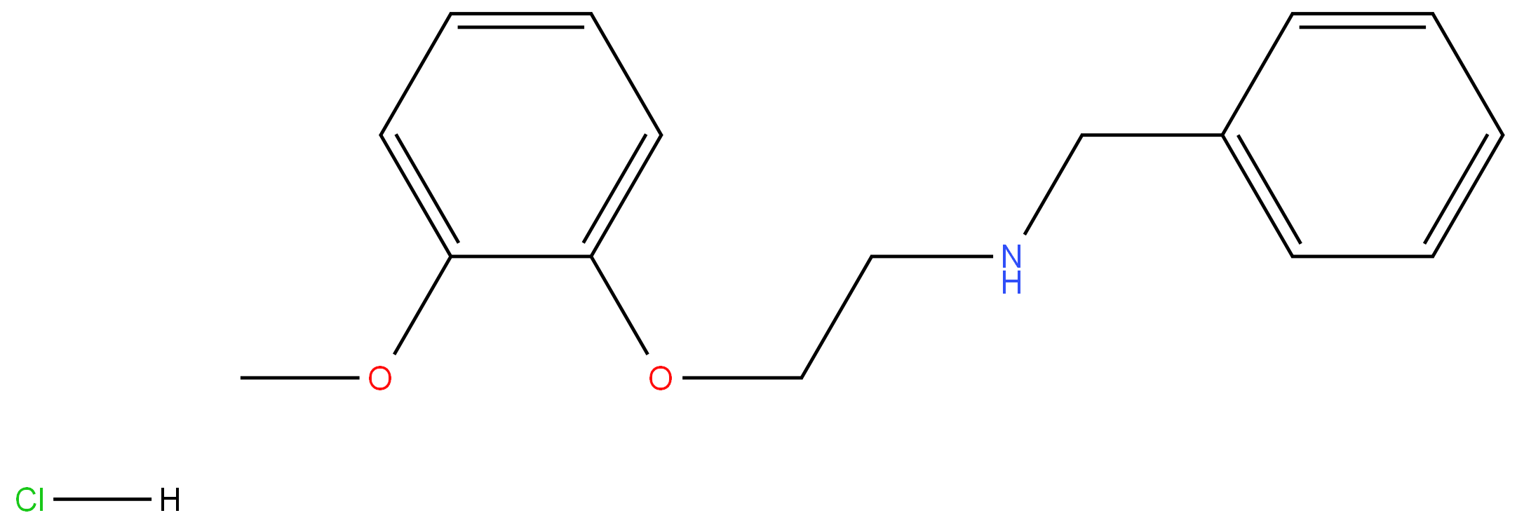 120606‐08‐8 N‐Benzyl‐2‐(2‐methoxyphenoxy)‐ ethylamine hydrochloride 98%