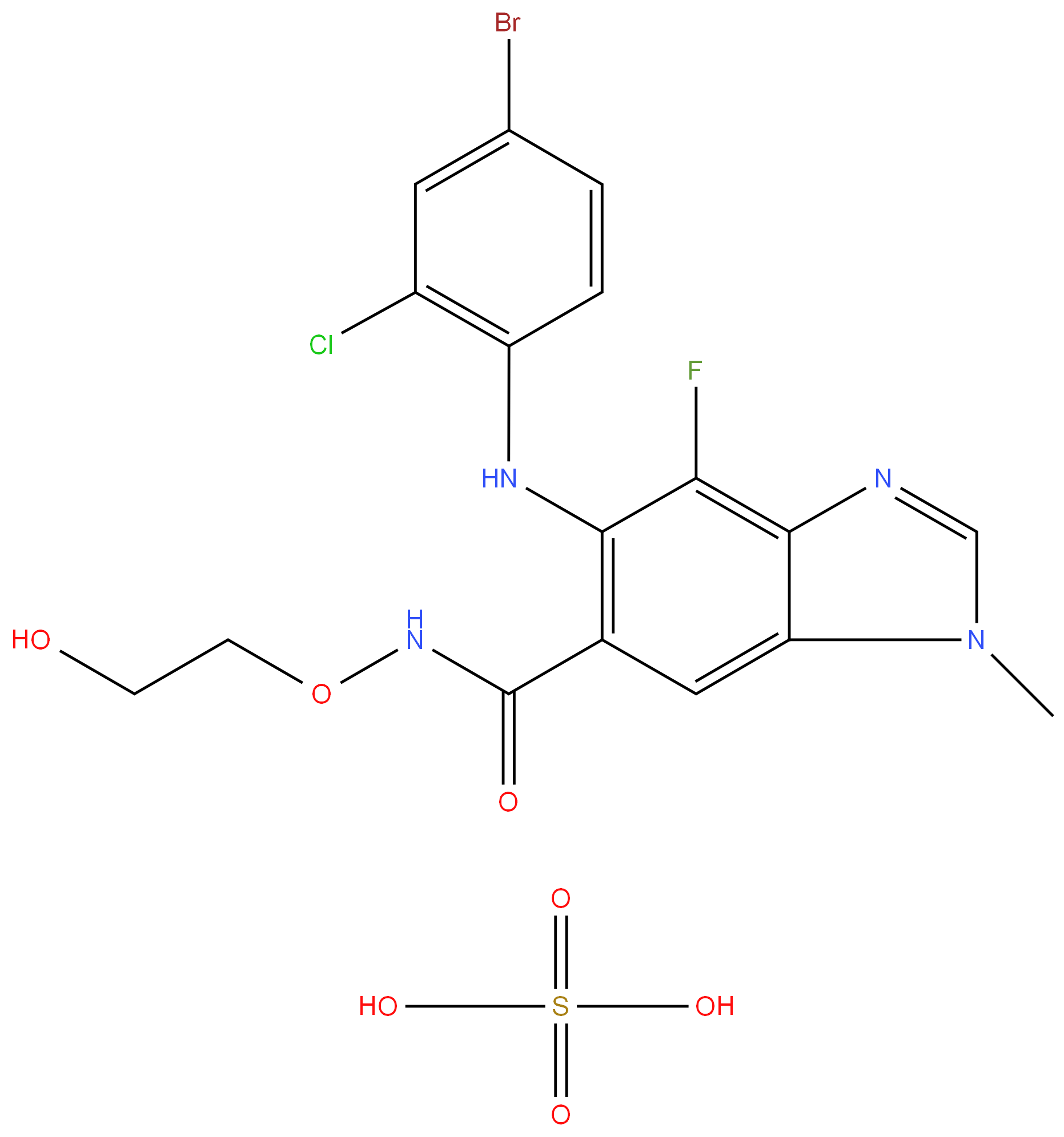 943332-08-9 Selumetinib Sulfate 98%