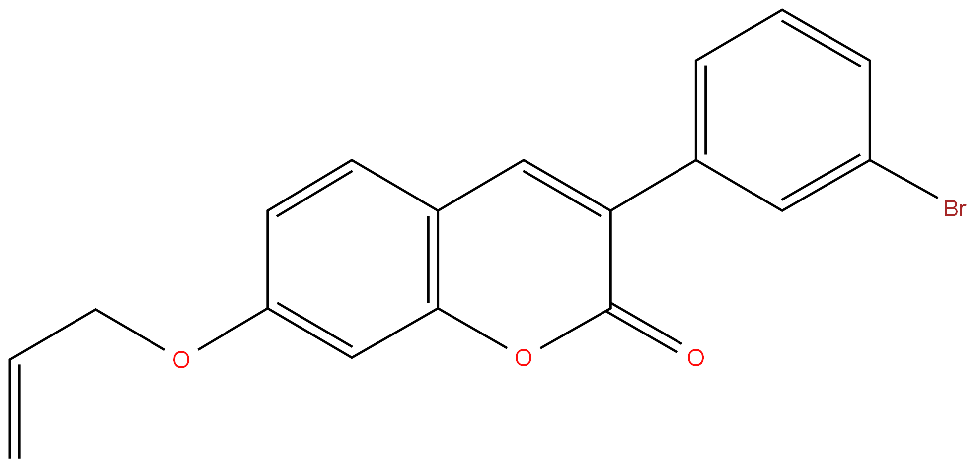 7-Allyloxy-3(3’-bromophenyl) coumarin 98%