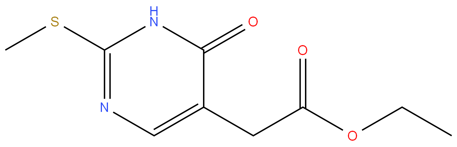 29571-44-6 Ethyl 2-(2-(methylthio)-6-oxo-1,6-dihydropyrimidin-5-yl)acetate 98%