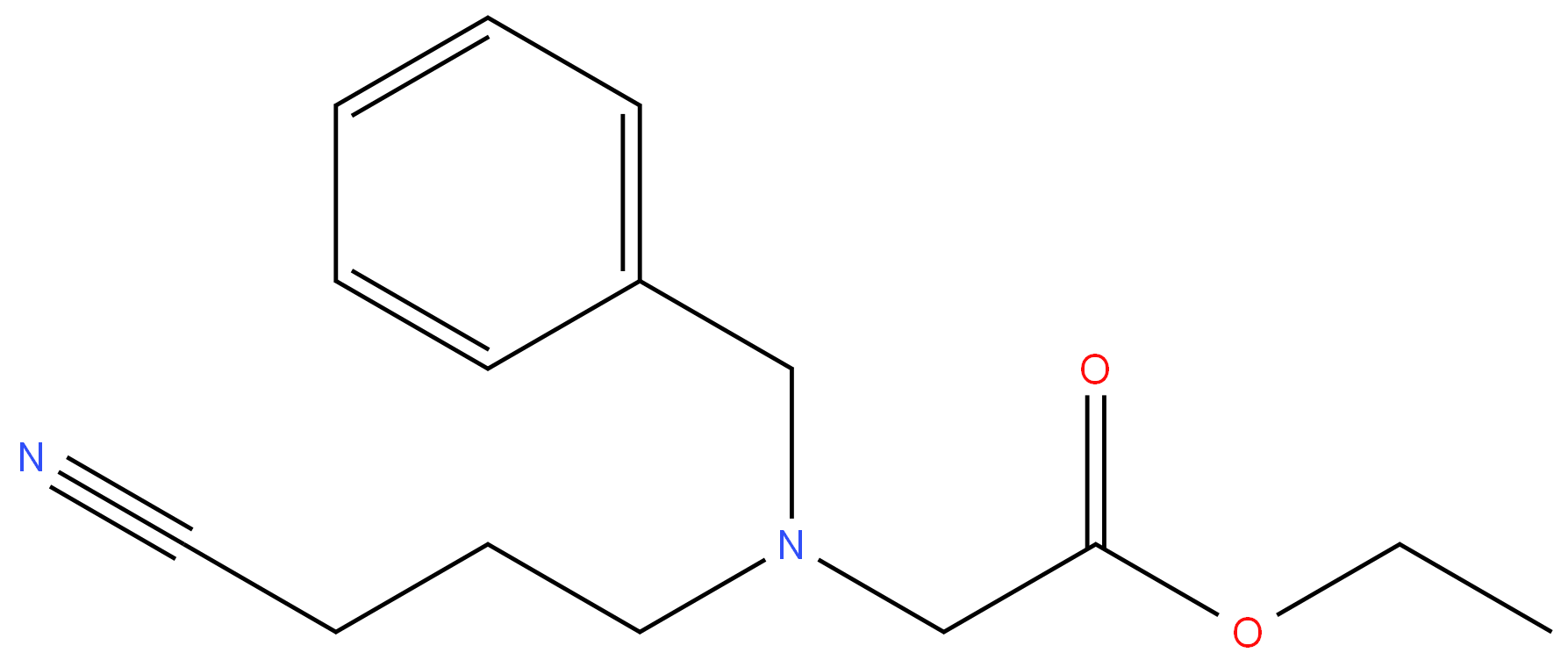 3984916-57-16 ethyl 2-(benzyl(3-cyanopropyl)amino)acetate 98%