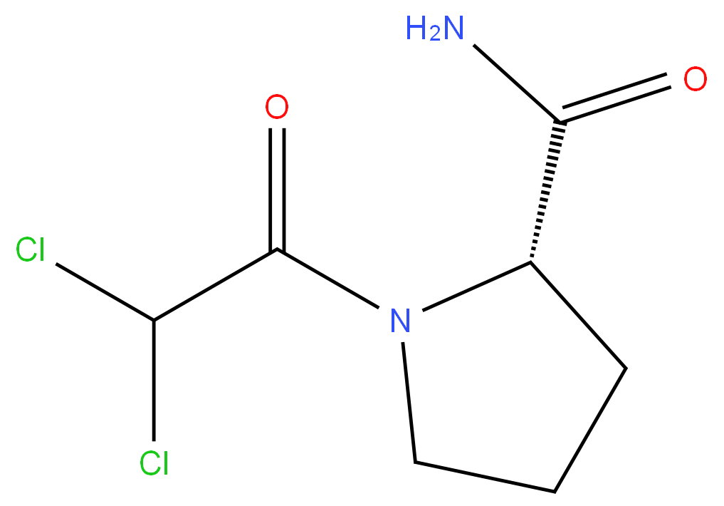 1803168-08-2 ( S ) -1- ( 2,2 - dichloroacetyl ) pyrrolidine - 2 - carboxamide 98%