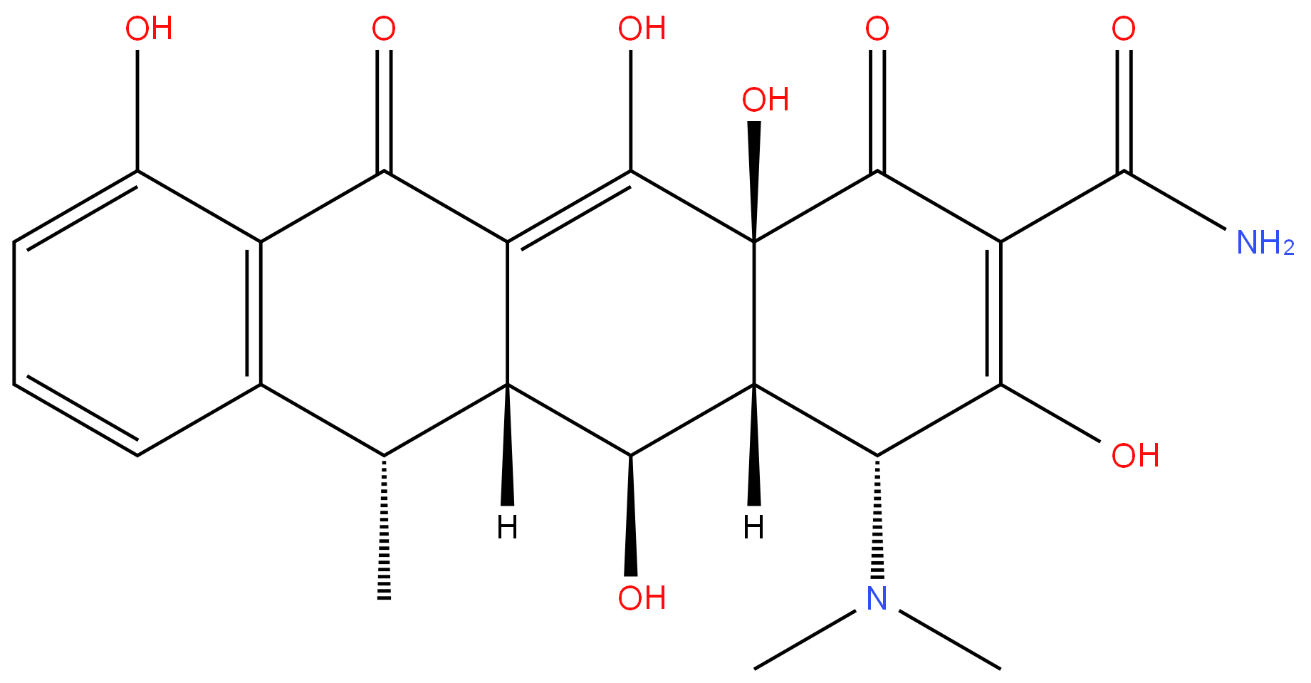 97583-08-9 Doxycycline Impurity D; 4-epi-6-epi-Doxycycline 98%