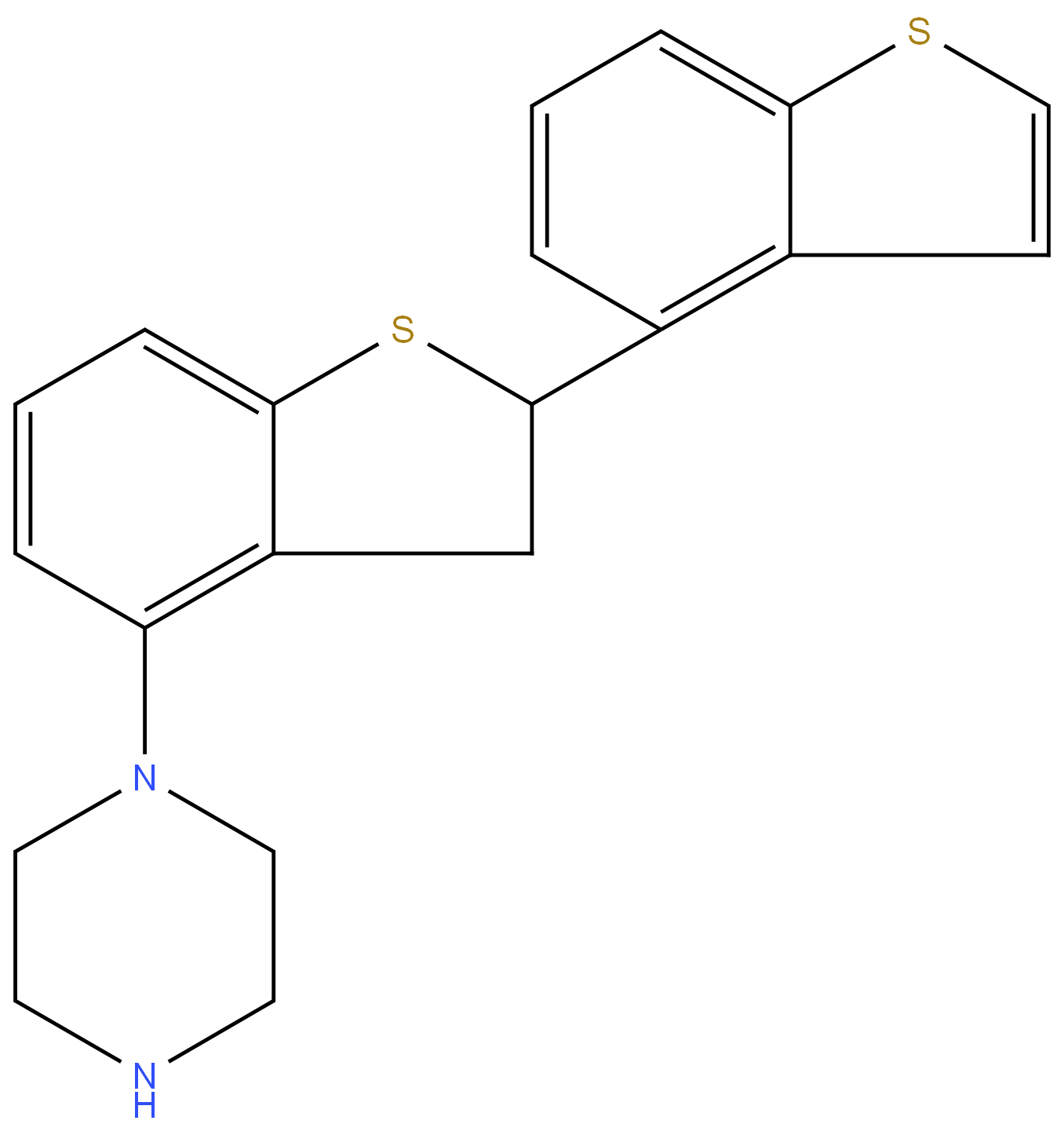 1420987-85-4 1-(2,3-dihydro-[2,4'-bibenzo[b]thiophen]-4-yl)piperazine 98%