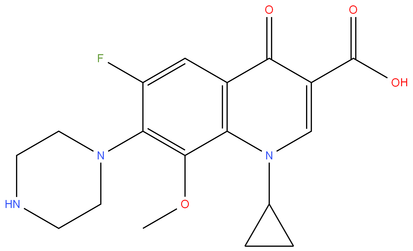 112811-57-1 Desmethyl Gatifloxacin 98%