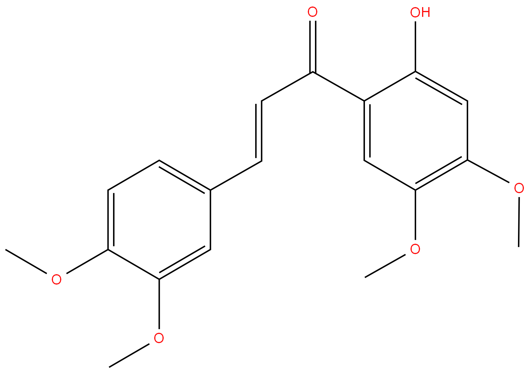 2'-Hydroxy-3,4,4',5-tetramethoxychalcone 98%