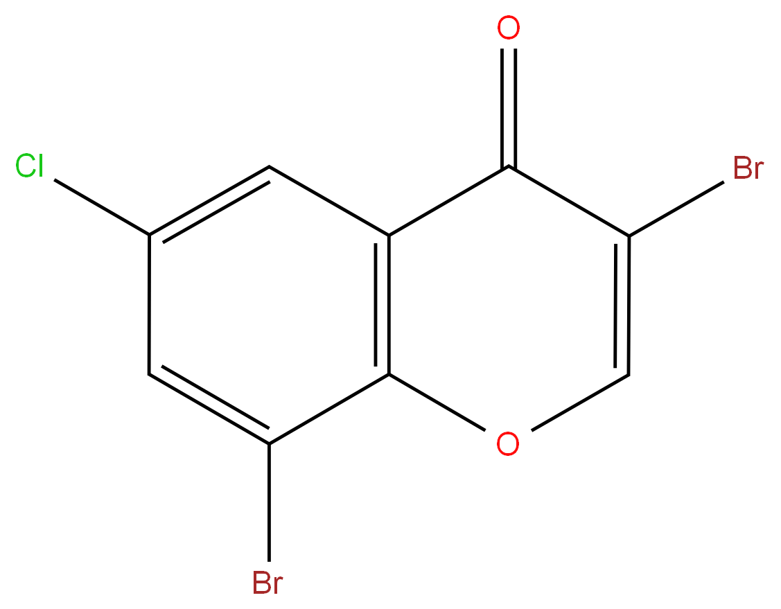 6-Chloro-3,8-dibromochromone 98%