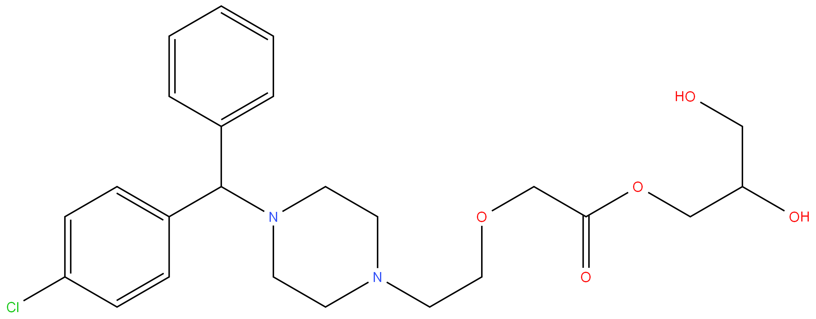 1243652-36-9 Cetirizine Glycerol Ester 99%