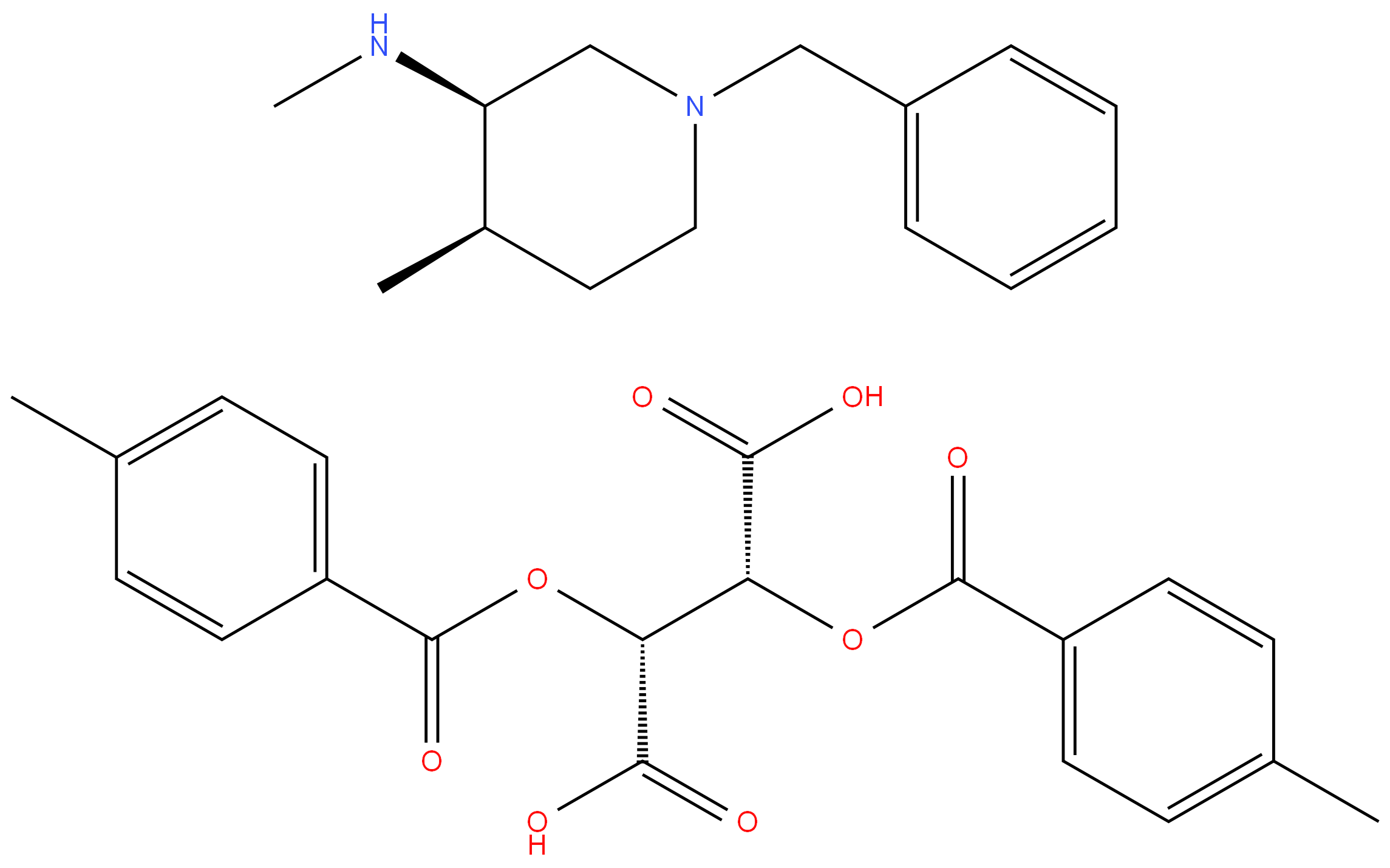 477600-71-8 Bis[(3R,4R)-1-benzyl-N,4-diMethylpiperidin-3-amine]di-p-toluyl-L-tartrate 98%