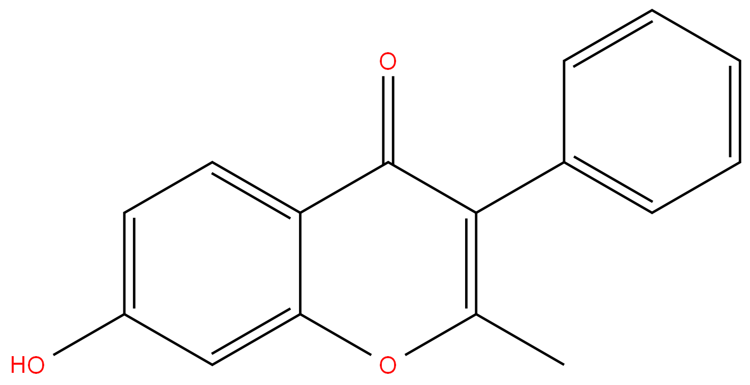 7-hydroxy-2-methyl-3-phenyl-4H-chromen-4-one 97%