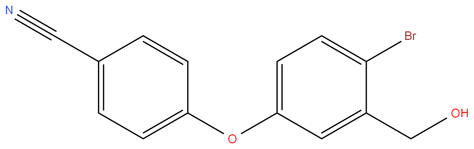 906673-45-8 4-(4-Bromo-3-hydroxymethyl-phenoxy)-benzonitrile 98%