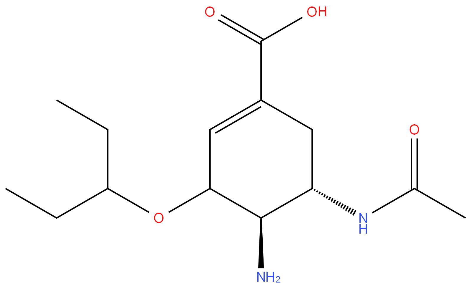 1391047-93-0 4-N-Desacetyl-5-N-acetyl Oseltamivir Acid 98%