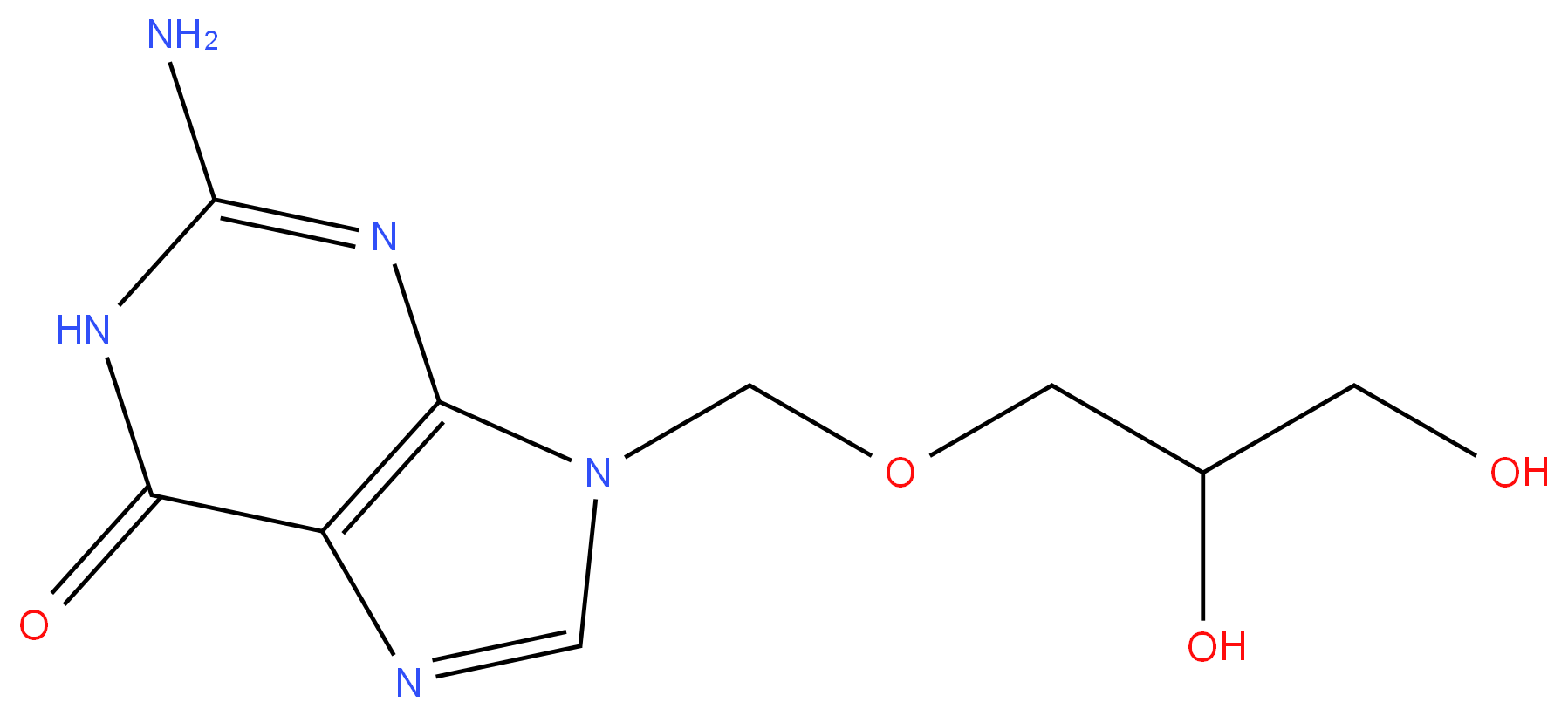 86357-09-7 Ganciclovir EP Impurity E / Ganciclovir USP Related Compound A 98%