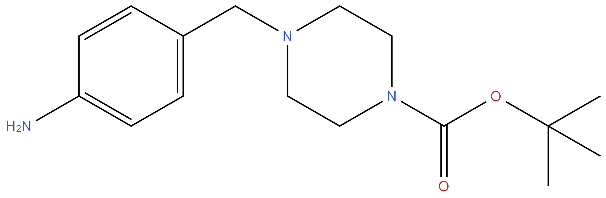 304897-49-2 tert-butyl 4-[(4-aminophenyl)methyl]piperazine-1-carboxylate 98%