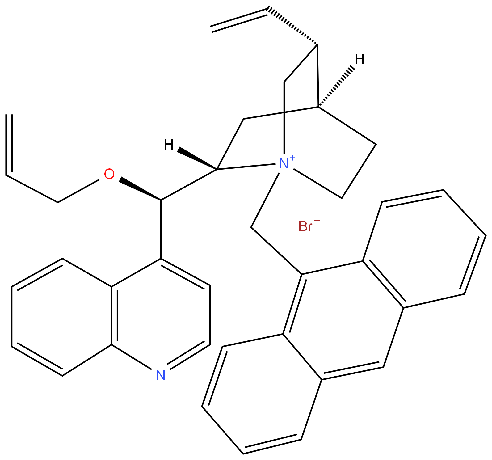 200132-54-3 O-Allyl-N-(9-anthracenylmethyl)cinchonidinium bromide 
 (PTC catalys) 99%