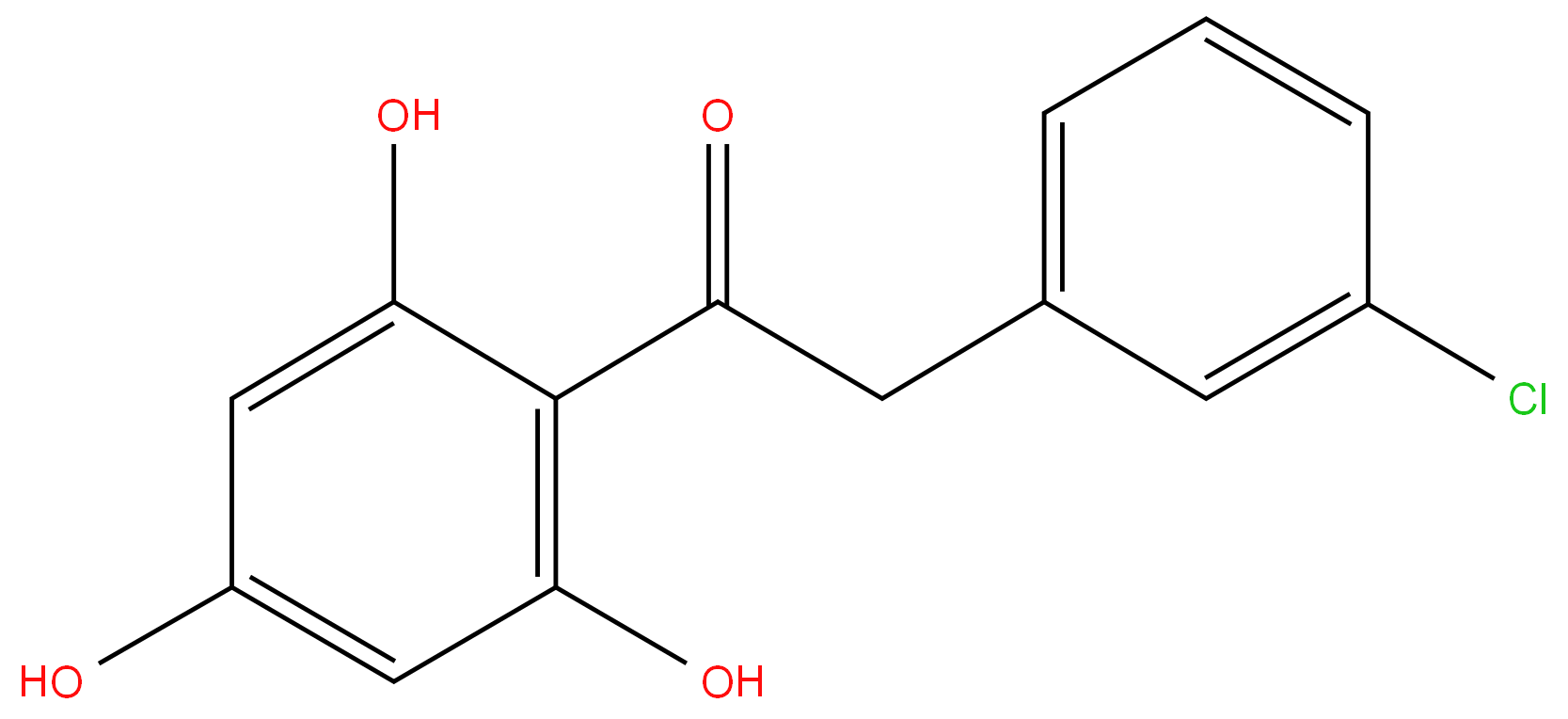 2(3’-Chlorophenyl)-2’, 4’, 6’-trihydroxyacetophenone 98%