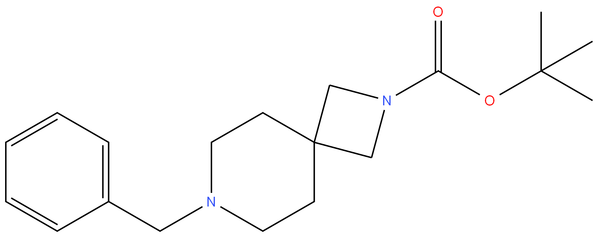 929301-99-5 tert-butyl 7-benzyl-2,7-diazaspiro[3.5]nonane-2-carboxylate 98%