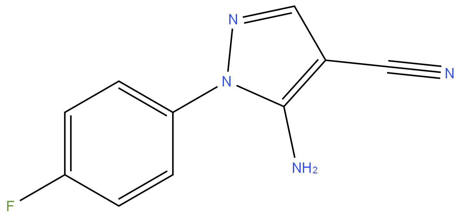 51516-70-2 5-AMINO-4-CYANO-1-(4-FLUORO PHENYL)PYRAZOLE 98%