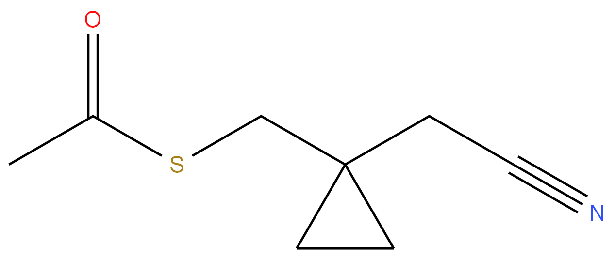 152922-72-0 1-(Acetylthiomethyl)cyclopropaneacetonitrile 98%