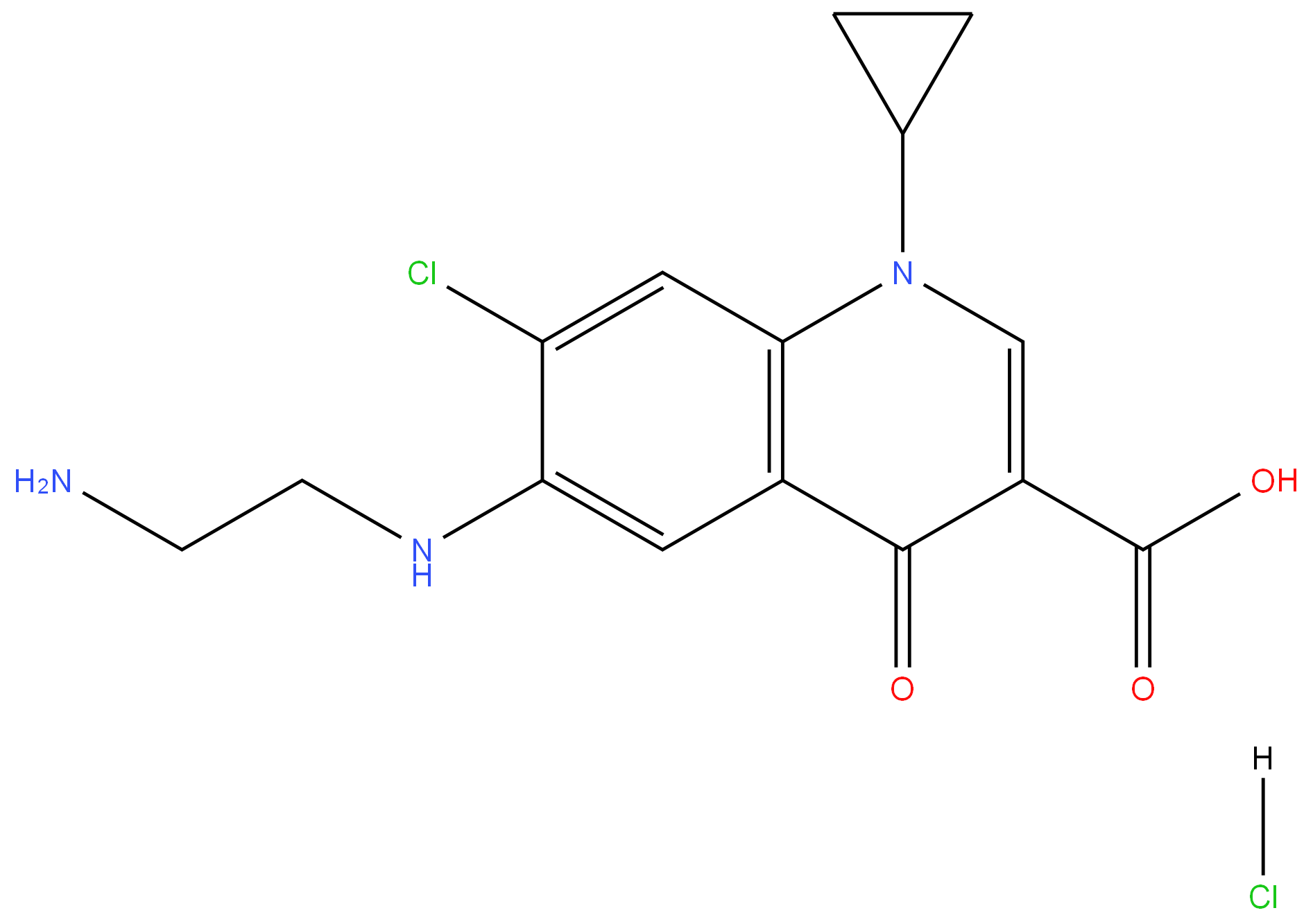 528851-30-1 Ciprofloxacin 7-Chloro-6-Desethylene Impurity 99%