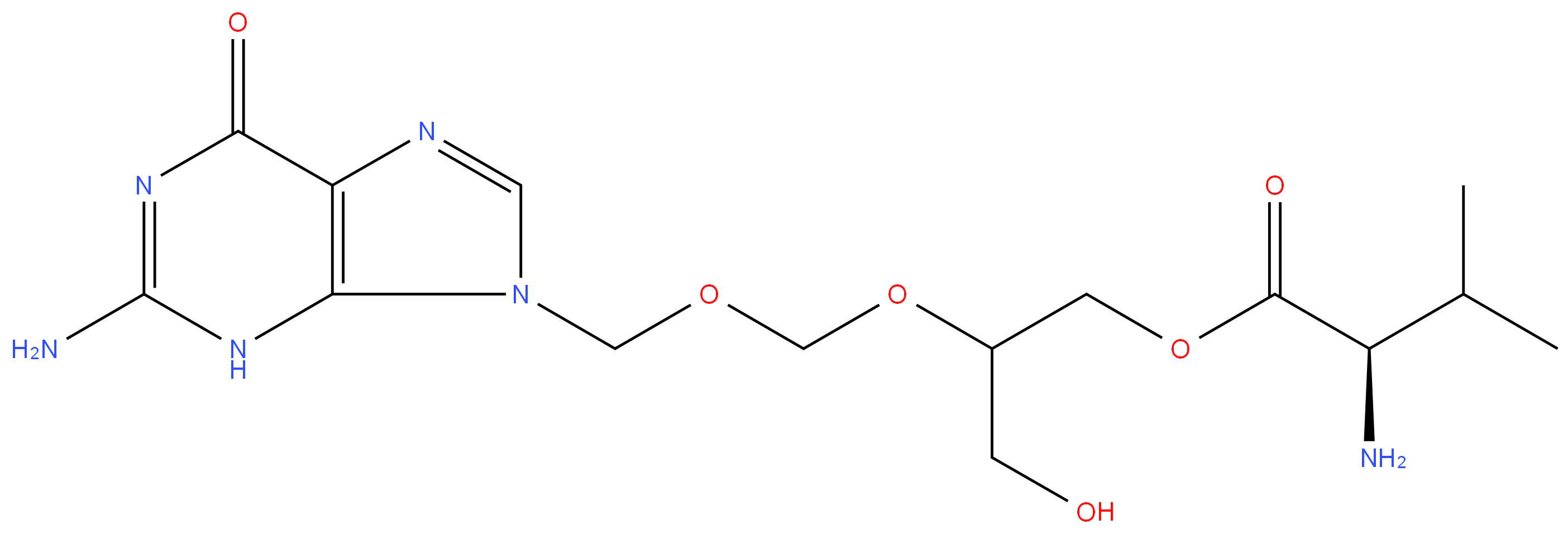 1356353-76-8 2-(((2-Amino-6-oxo-1,6-dihydro-9H-purin-9-yl)methoxy)methoxy)-3-hydroxypropyl D-valinate 98%