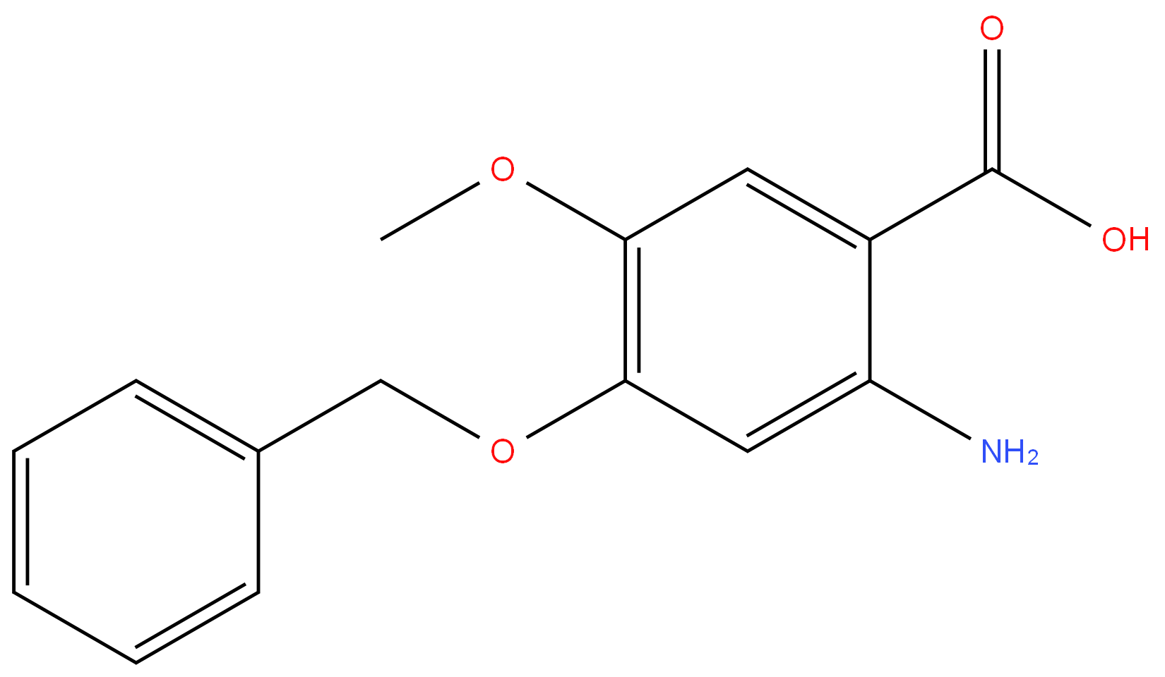 155666-33-4 2-AMINO-4-BENZYLOXY-5-METHOXY-BENZOIC ACID 99%