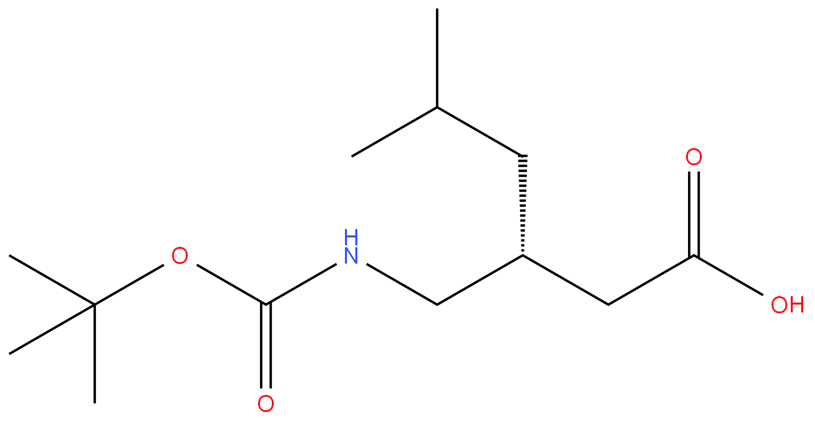 2639428-64-9 (3R)-5-methyl-3-[[(2-methylpropan-2-yl)oxycarbonylamino]methyl]hexanoic acid 98%