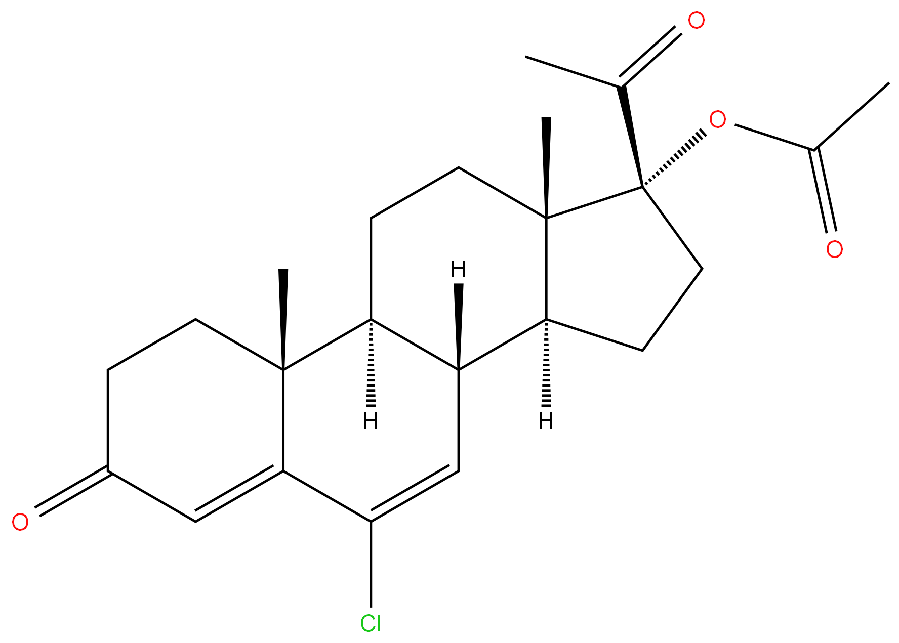 302-22-7 Chlormadinone acetate 98%