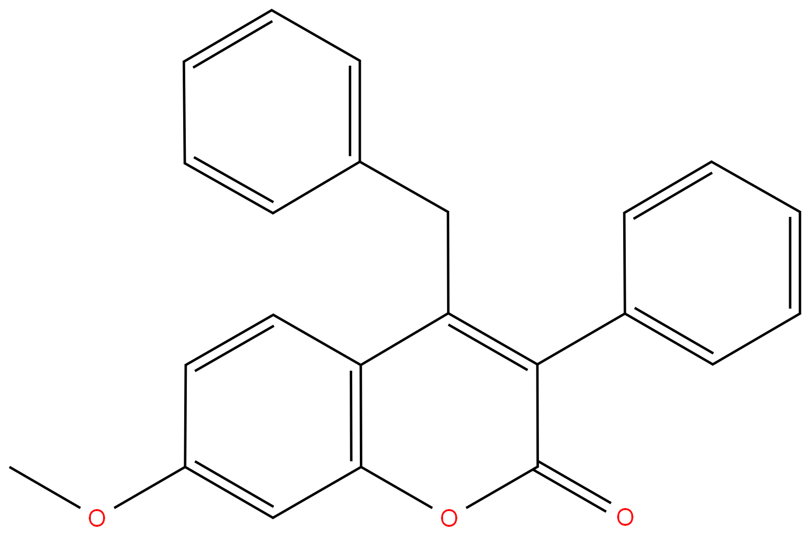 4-Benzyl-7-methoxy-3-phenylcoumarin 98%