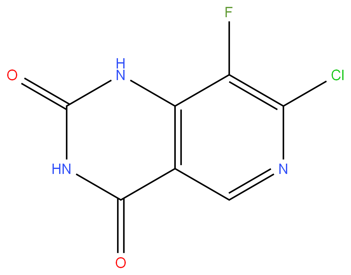 2454397-75-0 7-chloro-8-fluoropyrido[4,3-d]pyrimidine-2,4(1H,3H)- dione 98%