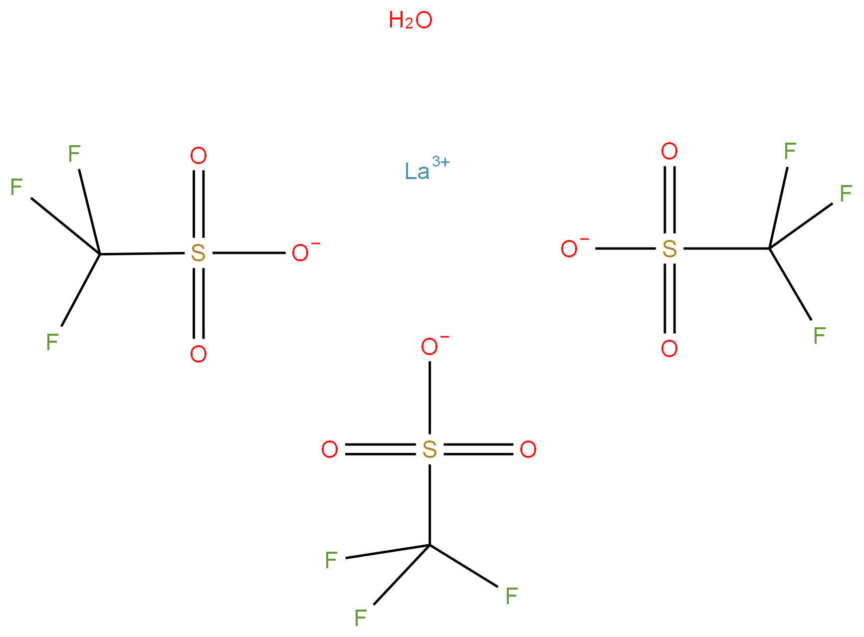 34629-21-5 TRIFLUOROMETHANESULFONIC ACID LANTHANUM SALT 98%