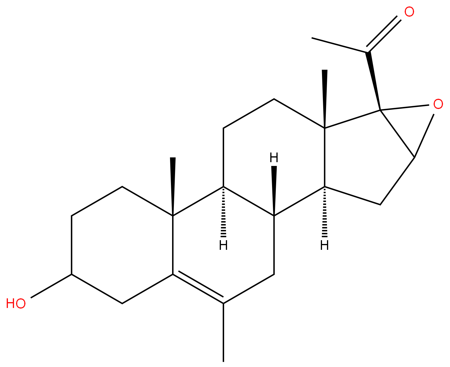 1922-48-1 16,17-Epoxy-16-methylpregnenolone 98%