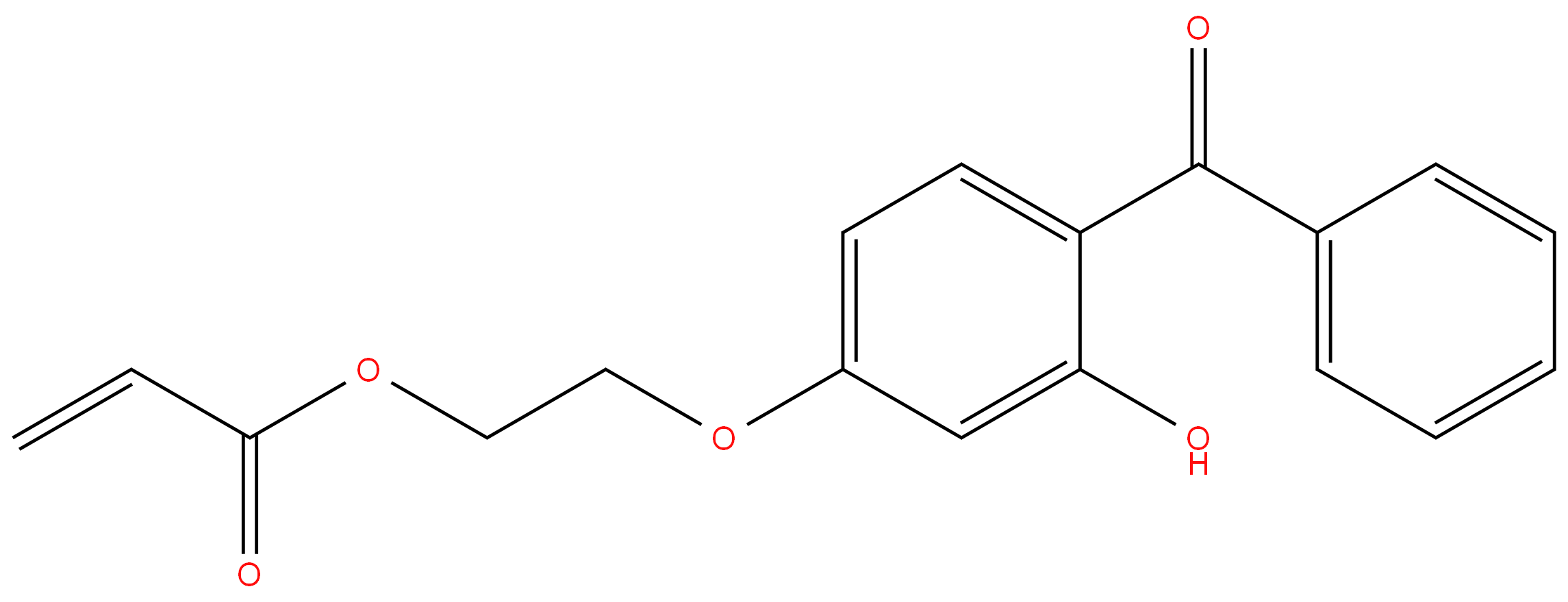 16432-81-8 2-(4-Benzoyl-3-hydroxyphenoxy)ethyl acrylate 98%