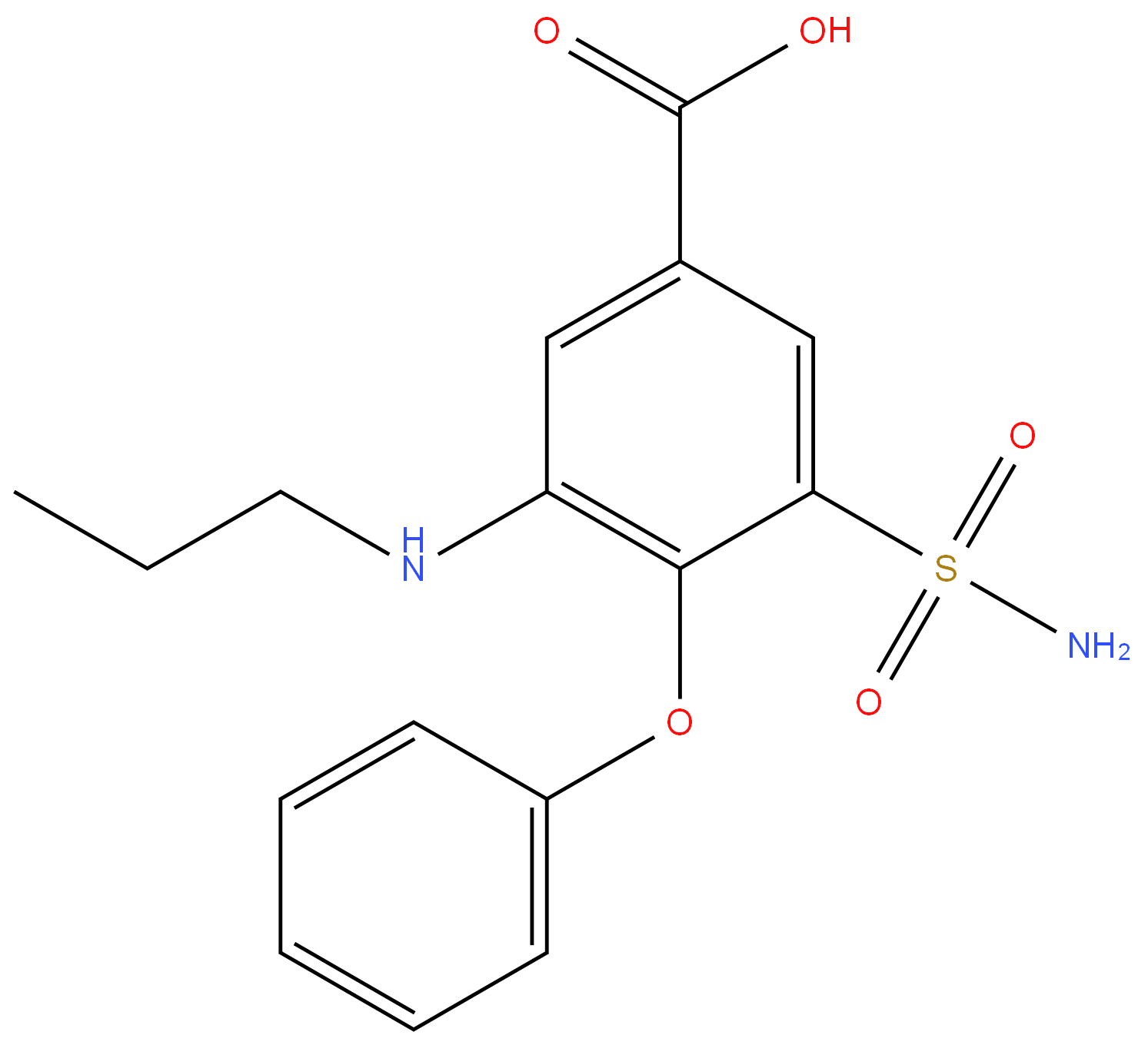 28395-28-0 N-Desbutyl-N-propyl Bumetanide 98%