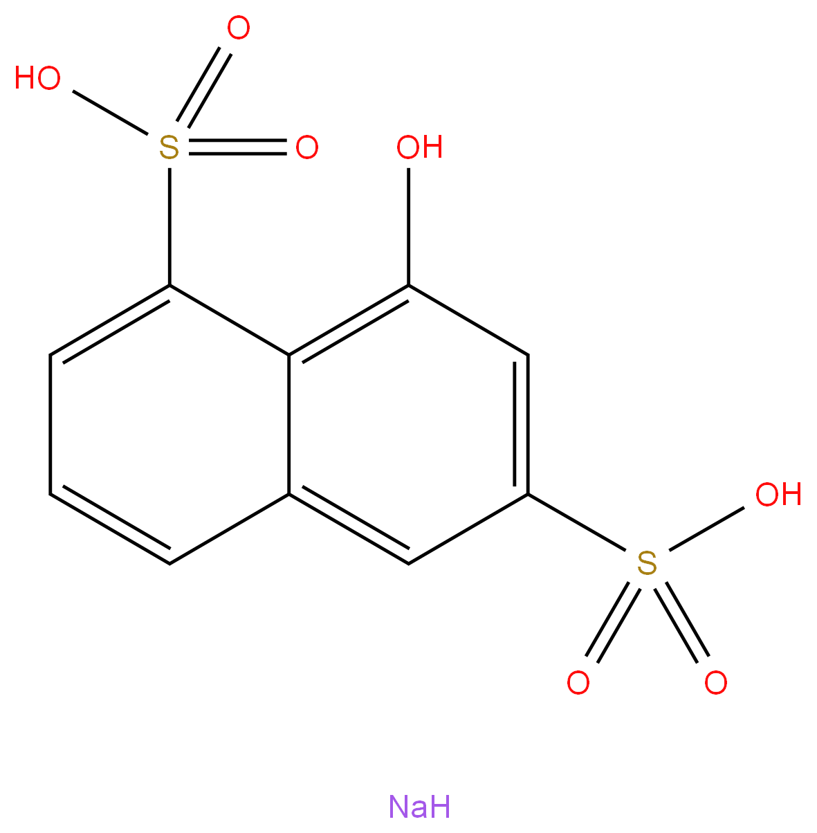 1-Naphthol-3,8-disulfonic acid, disodium salt 99%