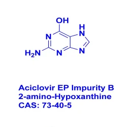 Aciclovir EP Impurity B, OR 2-Amino-Hypoxanthine CAS: 73-40-5, 25mg, Analytical Grade