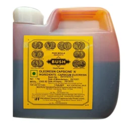 Capsicum Oleoresin 99% Bush Liquid Food Flavour, Packaging Type: Plastic Can, Packaging Size: 1kg