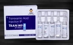 Tranexamic Acid 500 Mg Per 5 mL, solitaire, Packaging Type: Vial